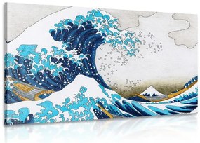 Obraz reprodukcia Veľká vlna z Kanagawa - Kacušika Hokusai