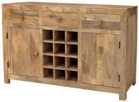 furniture-nabytek.cz - Komoda na víno 140x90x45 z mangového dreva