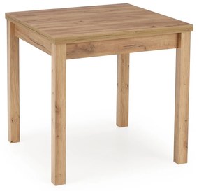 Jedálenský rozkladací stôl GRACJAN 80/160 cm dub remeselný zlatý