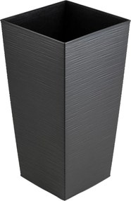 PLASTOVÝ KVETINÁČ PORTO RIFLO 67,5X35X35 CM ČIERNA
