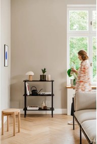 Čierny regál v dekore duba 80x90,5x35 cm Teidi – noo.ma