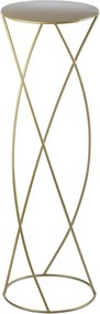 STOJAN NA KVETINÁČ SPIRAL 70X22,5X22,5 CM ZLATÁ