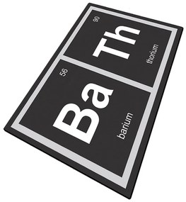 Čierna kúpeľňová predložka 70x120 cm Barium – Foutastic