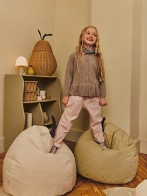 Ferm Living Prútený kôš s vekom Pear