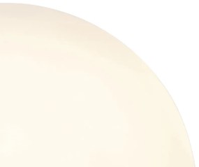 Stolná lampa v štýle Art Deco mosadz s opálovým sklom 45,5 cm - Pallon