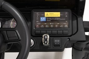Ramiz Jeep Wrangler Rubicon LIFT elektrické autíčko pre deti biele