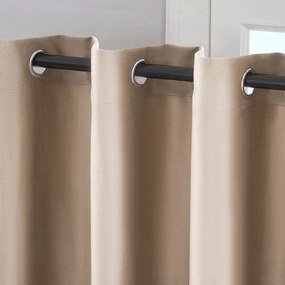 4Home Zatemňovací záves Manila béžová, 150 x 250 cm
