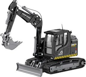 Pásové rýpadlo s buldozérom Kov Huina Black 1:50