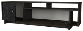 TV stolík/skrinka Art (Čierna + Orech tmavý). Vlastná spoľahlivá doprava až k Vám domov. 1072125