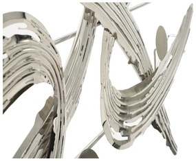 Kovová nástenná dekorácia 121x52 cm Mondrian – Mauro Ferretti