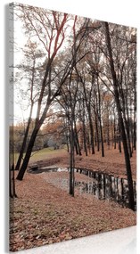 Artgeist Obraz - Autumn Walk (1 Part) Vertical Veľkosť: 20x30, Verzia: Na talianskom plátne