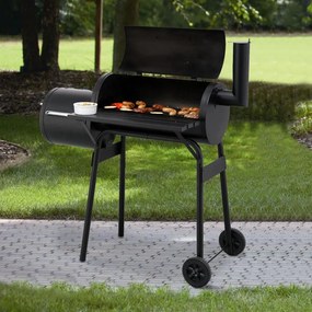 Záhradný gril s udiarňou LOKOMOTIVA AVENBERG BBQ PREMIER