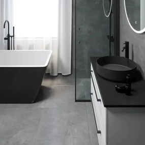 BATH DELUXE 06-040-16-02-00 - Umývadlo na dosku LJORDAL pr. 40 cm oceľ/čierna