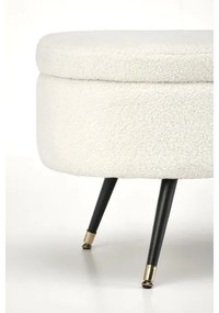 Lavica s úložným priestorom AVEIRO 46x120 cm biela