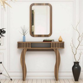 Dekoratívny stôl Damla Walnut