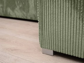 Mentolová rohová pohovka SMART COSARO, obojstranná + 2 vankúšiky ZDARMA