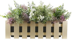 AMADEA Drevený obal na kvetináč, 62x21,5x18cm Český výrobok