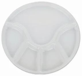 Kela Fondue tanier ANNELI 23 cm, biela
