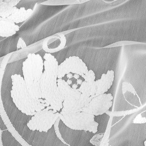 ZÁCLONA NA PÁSKE LETI 150X40 CM KVETY