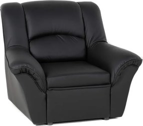 Kožené kreslo Dubaj LUX, hnedá (S-12)