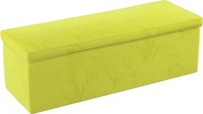 Truhlica čalúnená farba produktu zelená látka lesklá, zamatová