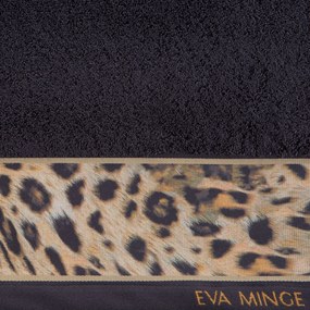 BAVLNENÝ UTERÁK EVA MINGE23 50X90 CM ČIERNA