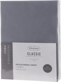 JERSEY PRESTIERADLO JERSEY3 140X200 CM TMAVOSIVÁ