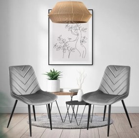 Jedálenská stolička Mark Adler Prince 3.0 Grey