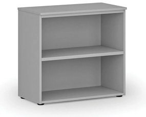 Kancelársky regál PRIMO GRAY, 800 x 420 x 740 mm, sivá