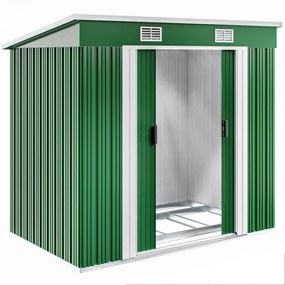 Záhradný domček na náradie L, 196x122x182cm,  zelená Gardebruk