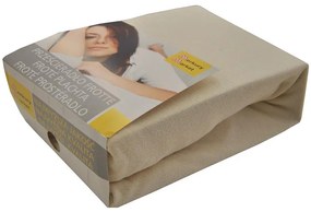 Froté plachta s gumkou 0,8/1,6 kol2 ecru