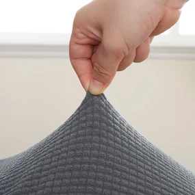 4Home Napínací poťah na stoličku Magic clean svetlosivá, 45 - 50 cm, sada 2 ks