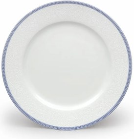 Thun obedová súprava Opal krajka s modrou linkou 27-dielná