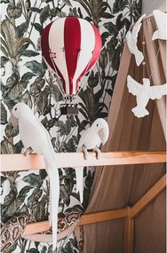 Dekoračný lietajúci balón bordová – dekorácia do detskej izby M-33cm x 20cm