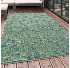 Ayyildiz Kusový koberec BAHAMA 5151, Zelená Rozmer koberca: 80 x 150 cm