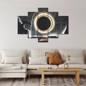 Obraz - Svetelná šou v daždi (150x105 cm)