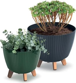 Květináč LAMIAL ECO WOOD kávový