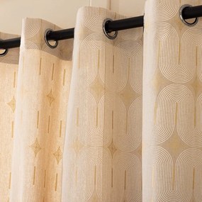 Béžový záves 140x240 cm Ondine – douceur d'intérieur