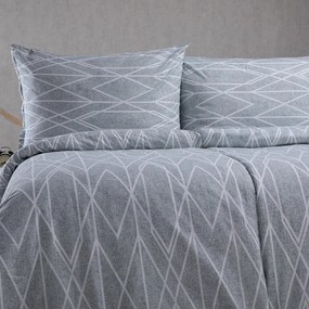 Krepové posteľné obliečky GRAY STRIPES