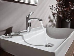 Hansgrohe Vivenis, umývadlová batéria 110, s výpustom, EcoSmart, chrómová, HAN-75020000