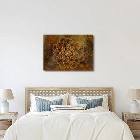 Sklenený obraz - Mandala radosti (70x50 cm)