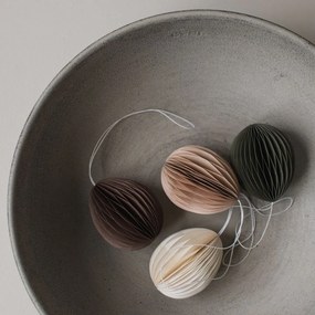 DBKD Papierové veľkonočné vajíčko Ovoid Sand 7 cm