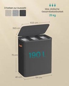 Odpadkový kôš LCB814BH01