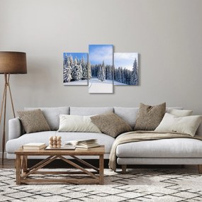 Obraz - Zima v lesoch (90x60 cm)