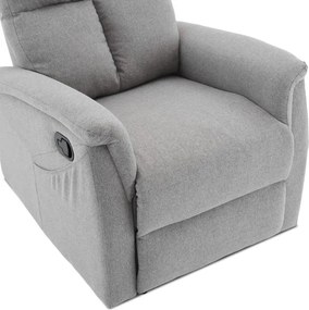 Polohovacie kreslo sivé TV-916 SIL2