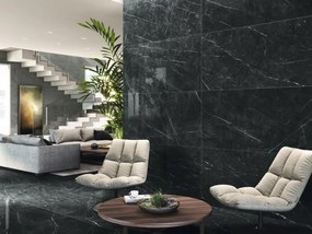 Dlažba Tessino Black Pulido 60x60 R