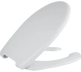 Sapho - WC sedadlo pre osoby so zdravotným postihnutím biele/duroplast