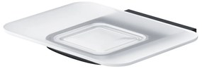 Miska na mydlo AM.PM Inspire 2.0 AIB34222 nástenná, sklo, čierna