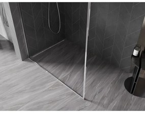 Mexen Kioto-F L, sprchová zástena s rámom 90 x 202 cm, 8 mm číre sklo, chrómový profil, 800-090-174-01-00