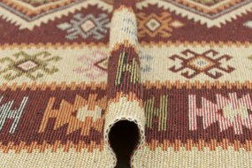 Obojstranný koberec / behúň Kilim bordový 2